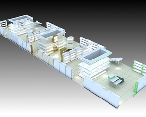 德州北臨邑嘉悅廣場-鞋區(qū)效果圖